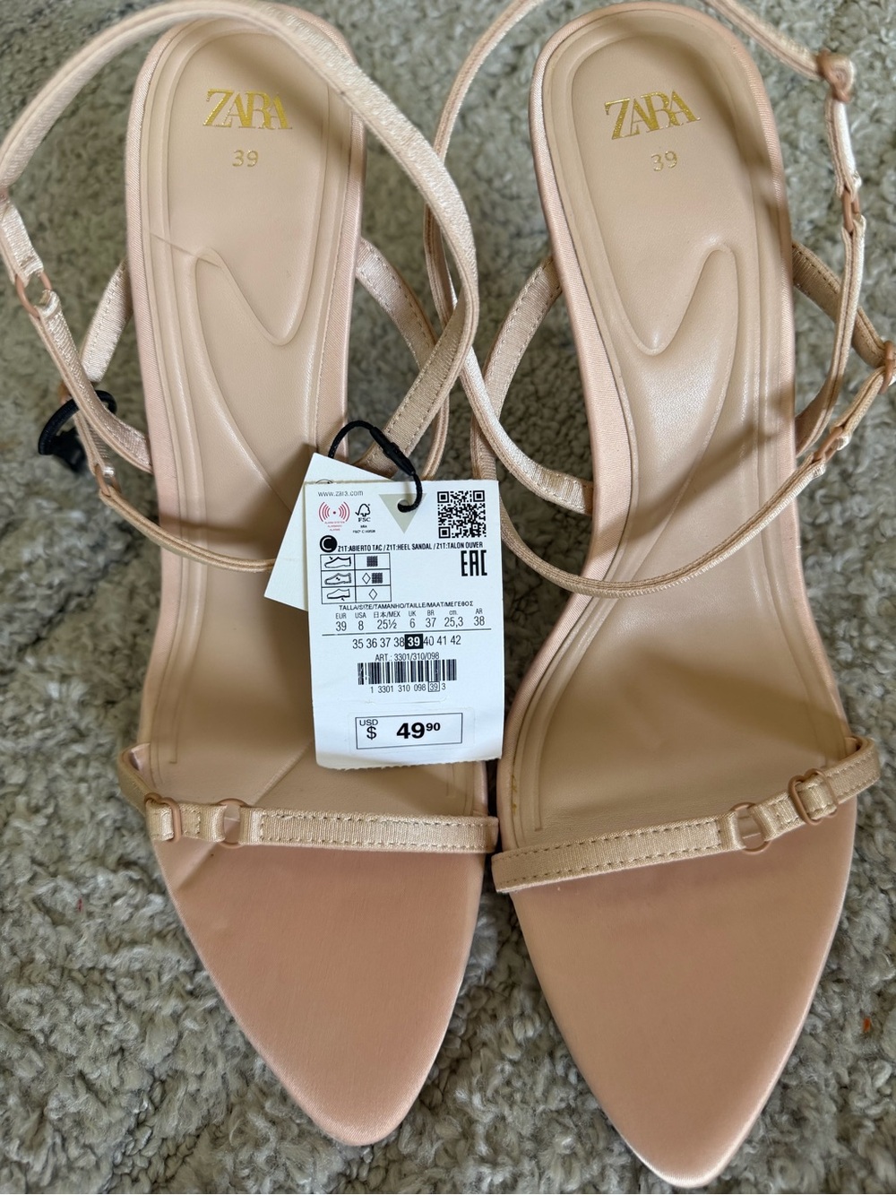 2 Pairs NWT size 8 Zara Heels - Picture 5 of 8
